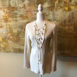 MICHAEL Michael Kors Sweaters - Michael Kors ribbed ribbed top MICHAEL Michael Kors Sweaters - Michael Kors ribbed ribbed top